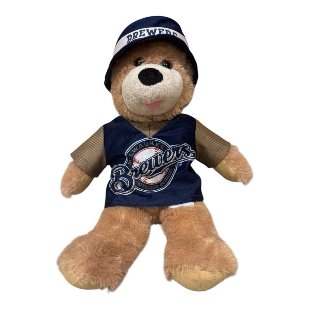 Milwaukee Brewers MLB 8" Teddy Bear Souvenir Plush‎ Toy
